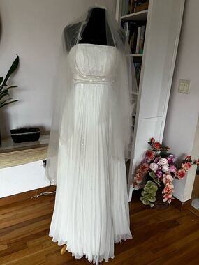 Wedding Gown with Veil